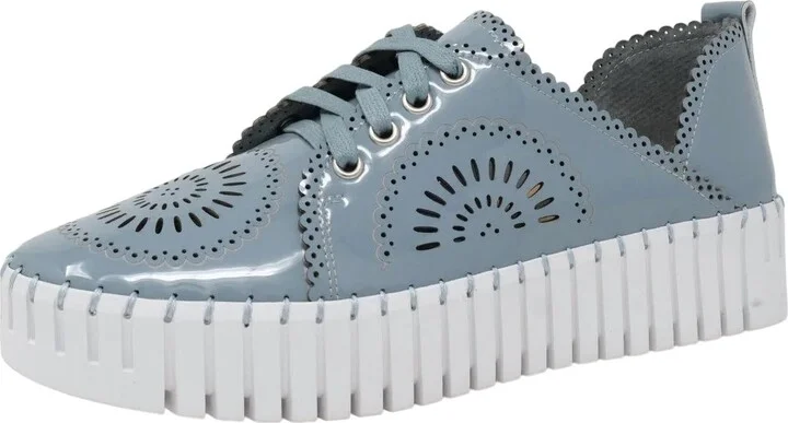 Women's Bafia Denim Patent Leather Shoe