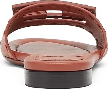 Women's Baguette FF Leather Sandals - Sienna - Size 5 - Image 3