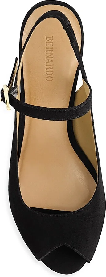 Women's Bailen Mary Jane Peep Toe Heels - Black - Size 6 - Image 3