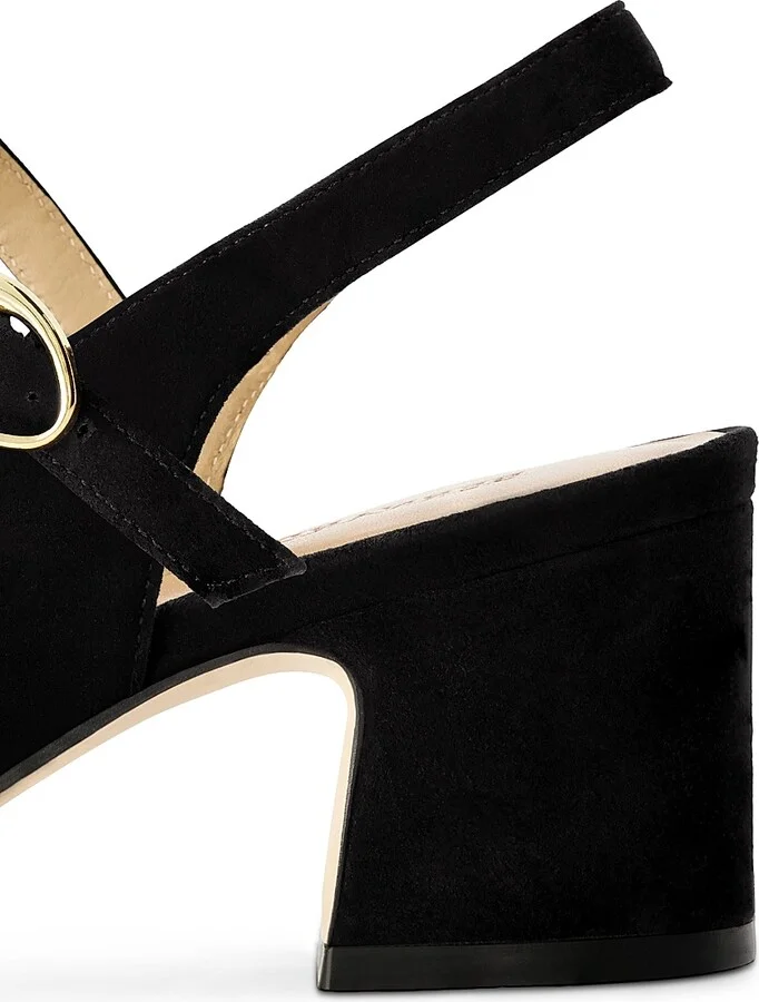 Women's Bailen Mary Jane Peep Toe Heels - Black - Size 6 - Image 5