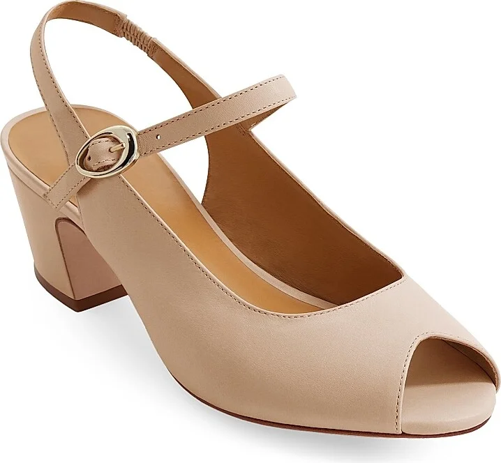 Women's Bailen Mary Jane Peep Toe Heels - Blush - Size 6 - Image 2