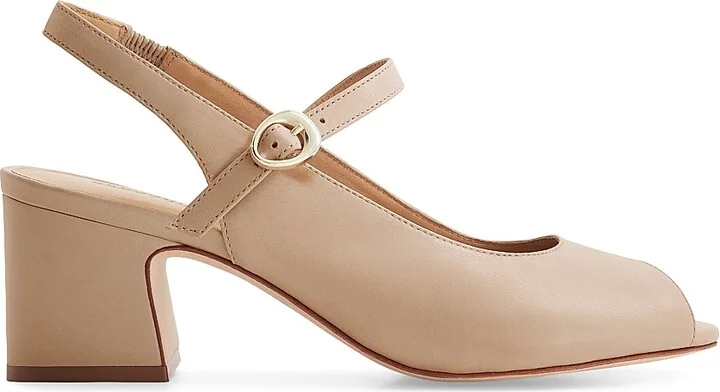 Women's Bailen Mary Jane Peep Toe Heels - Blush - Size 6