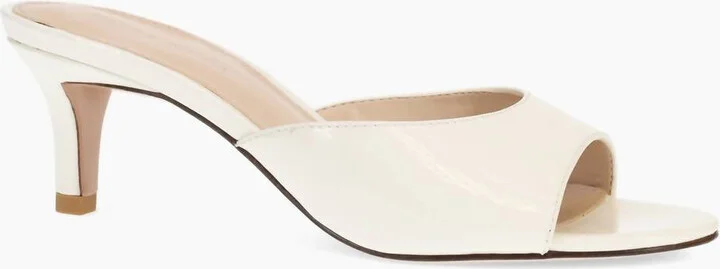 Women's Balin Kitten Heel In White Patent