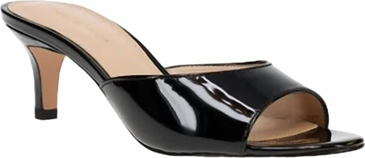 Women's Balin Slide Sandal In Black Patent