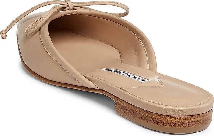 Women's Ballerimu Leather Flats - Tan - Size 5.5 - Image 3