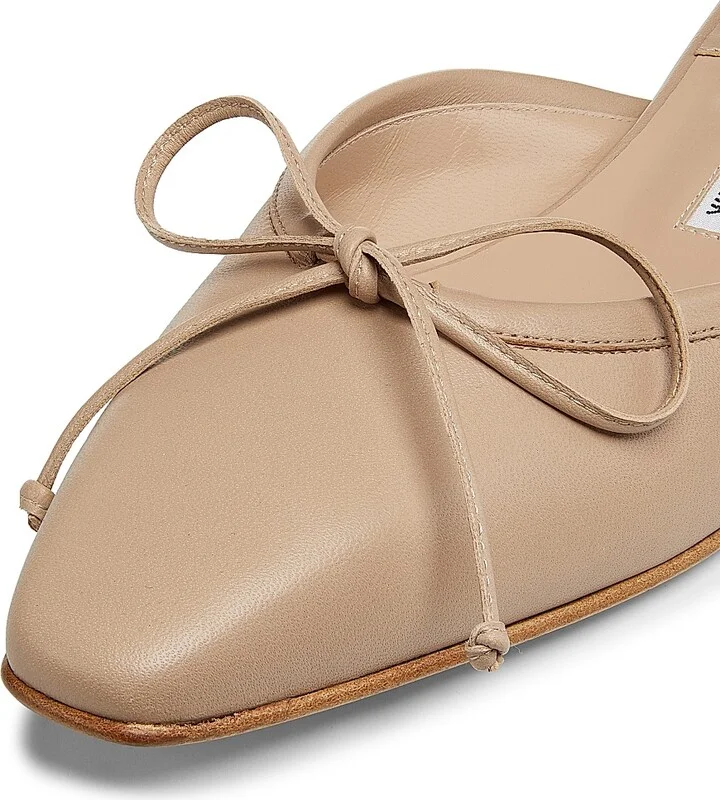 Women's Ballerimu Leather Flats - Tan - Size 5.5 - Image 5