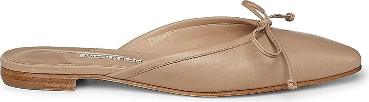 Women's Ballerimu Leather Flats - Tan - Size 5.5