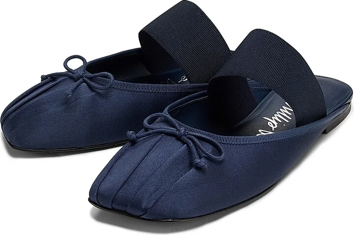 Women's Ballerina Satin Mules - Midnight - Size 7 - Image 2