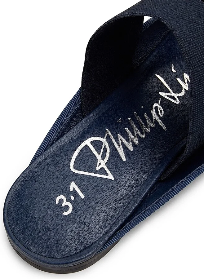 Women's Ballerina Satin Mules - Midnight - Size 7 - Image 6