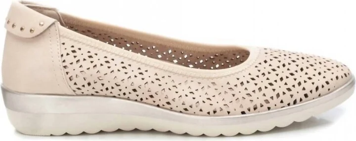Women's Ballerina Shoes In Beige