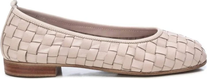 Women's Ballerinas Flat Shoes In Taupe