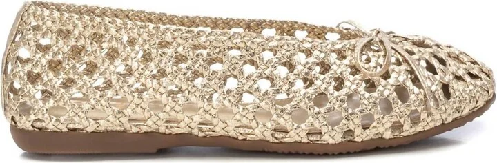 Women's Ballerinas Pumps In Gold