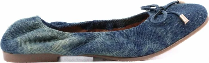 Women's Ballet Flats In Denim