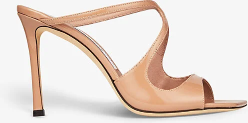 Womens Ballet Pink Anise 95 Patent-Leather Heeled Sandals Eur 39.5 / 6.5 Uk Women