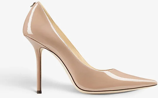Womens Ballet Pink Love 100 Patent-Leather Courts Eur 36.5 / 3.5 Uk Women