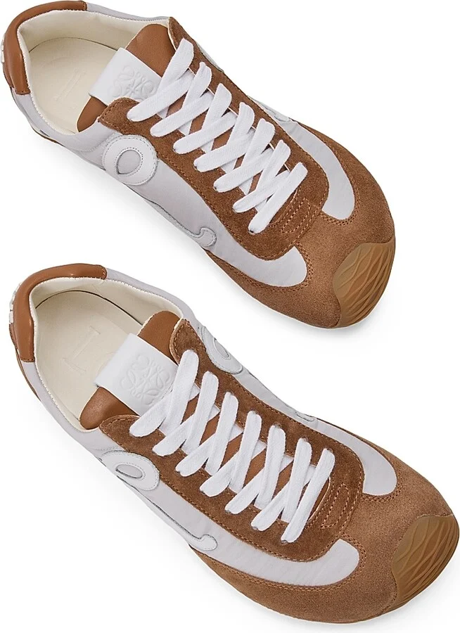 Women's Ballet Runner 2.0 Low-Top Sneakers - Grey White Tan - Size 6 - Image 3