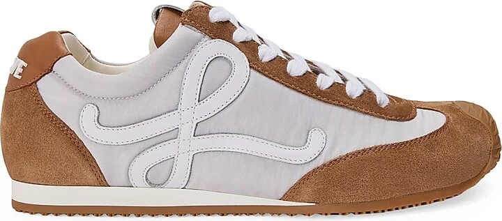 Women's Ballet Runner 2.0 Low-Top Sneakers - Grey White Tan - Size 6