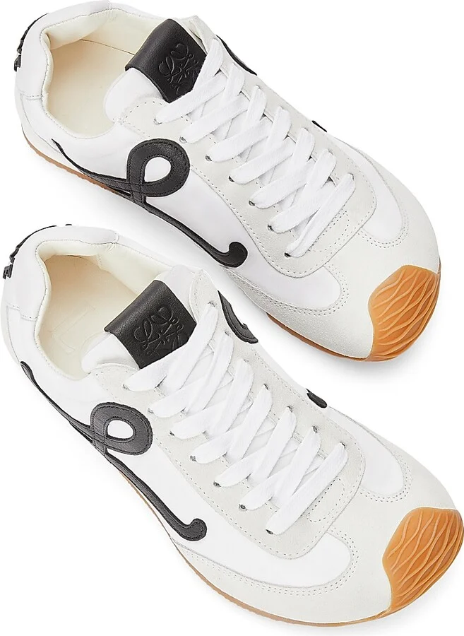 Women's Ballet Runner 2.0 Sneakers - White Black - Size 9 - Image 3