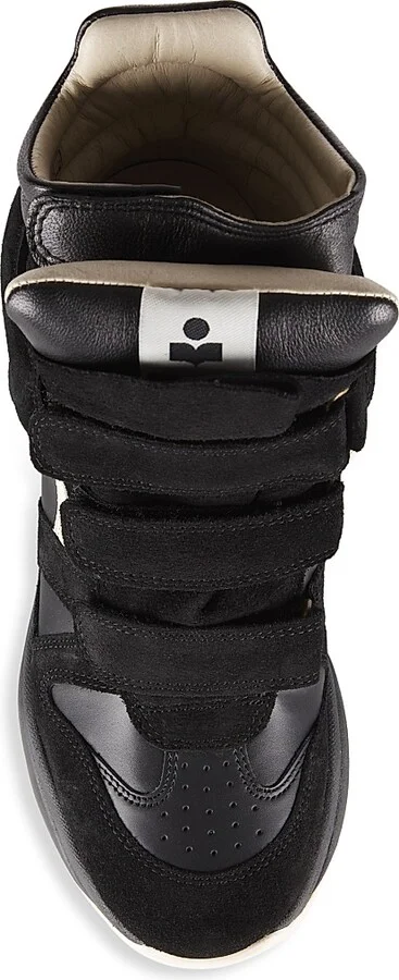 Women's Balskee 50MM High-Top Wedge Sneakers - Black - Size 5 - Image 5