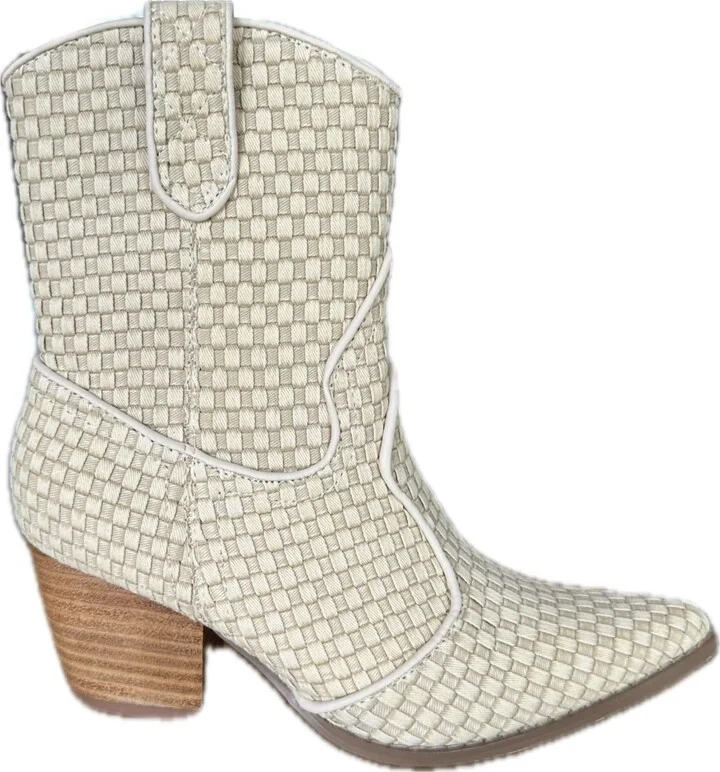 Women's Bambi Boot In Natural Weave
