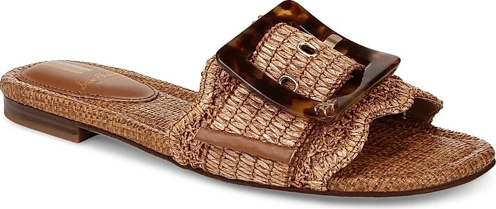 Women's Bambi Buckle Slide Sandals - Cuoio - Size 5 - Image 2