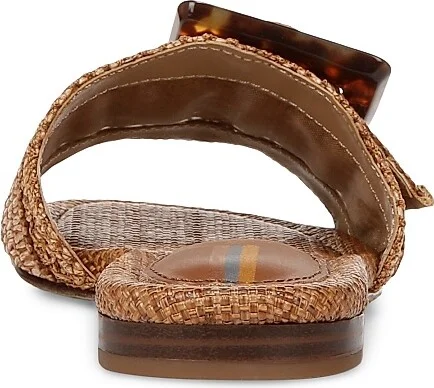 Women's Bambi Buckle Slide Sandals - Cuoio - Size 5 - Image 3