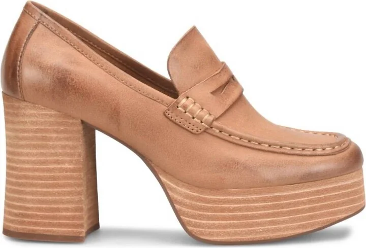 Women's Barbara Heeled Loafer In Brown