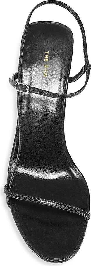 Women's Bare Leather Sandals - Black - Size 10 - Image 5