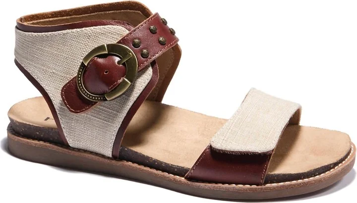 Women's Bari Sandal In Cognac/natural