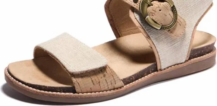 Women's Bari Sandal In Cork/natural