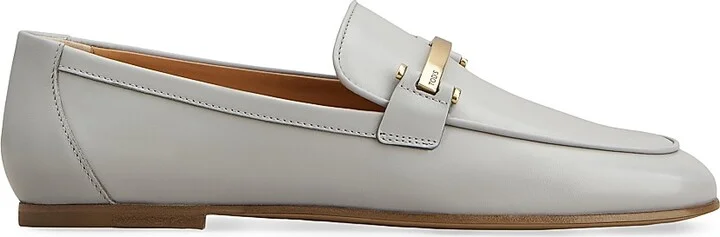 Women's Barretta Leather Loafers - Gabbiano - Size 5