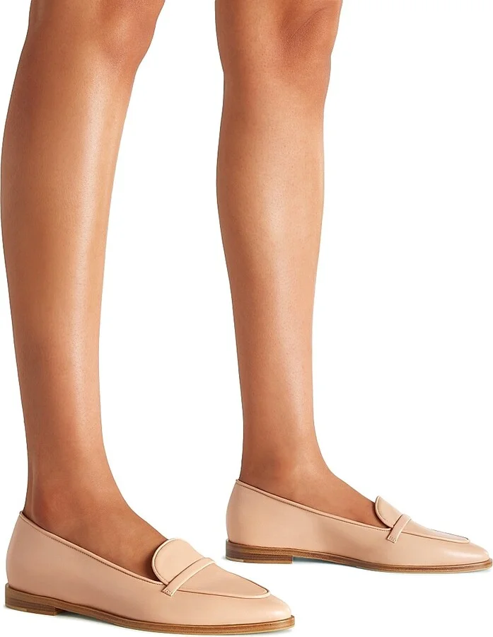 Women's Barry Leather Loafers - Buff - Size 12 - Image 5