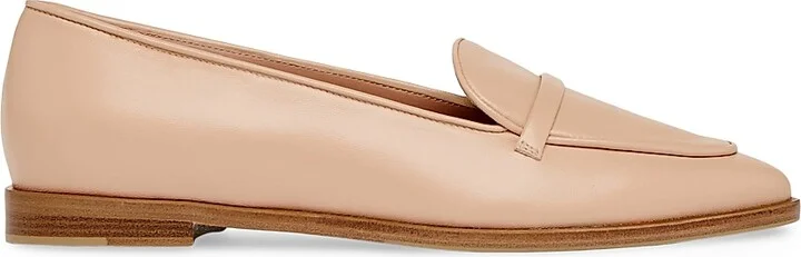 Women's Barry Leather Loafers - Buff - Size 12