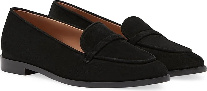 Women's Barry Suede Loafers - Black - Size 12 - Image 2