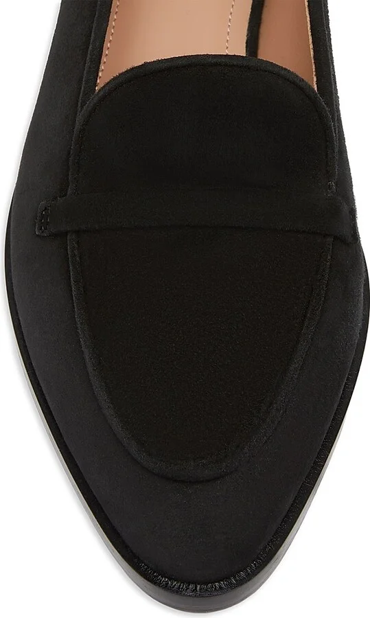 Women's Barry Suede Loafers - Black - Size 12 - Image 4