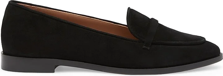 Women's Barry Suede Loafers - Black - Size 12