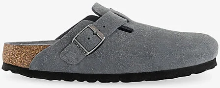 Womens Basalt Grey Tfb Boston Suede Clogs Eur 36 / 3 Uk Women