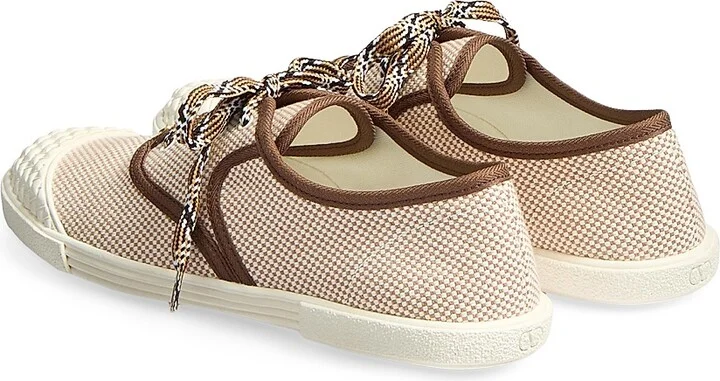 Women's Bay By Bay Canvas Sneakers - Beige - Size 7 - Image 4