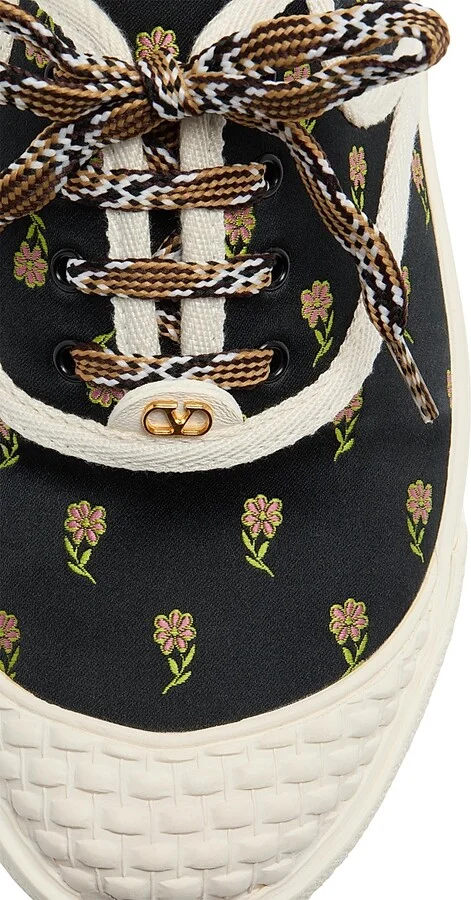 Women's Bay By Bay Sneakers in Papier Floral Fabric - Multicolored - Size 7 - Image 5