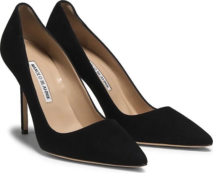 Women's BB 105MM Suede Pumps - Black - Size 11 - Image 2