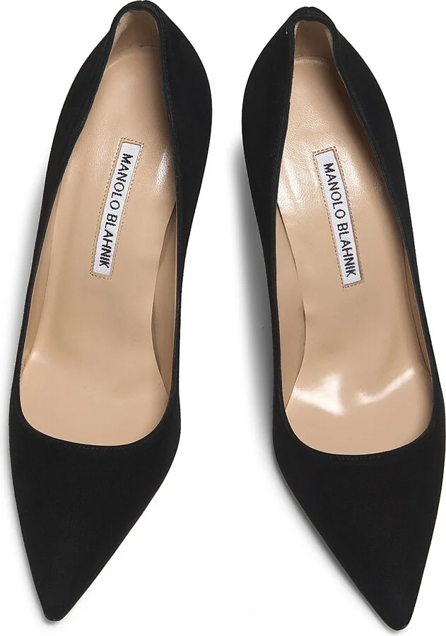 Women's BB 105MM Suede Pumps - Black - Size 11 - Image 4