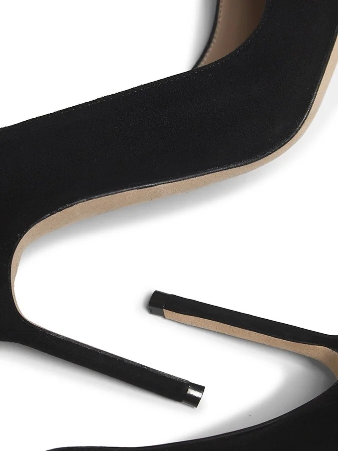 Women's BB 105MM Suede Pumps - Black - Size 11 - Image 6