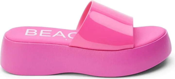 Women's Beach Solar Platform Sandal In Fuchsia