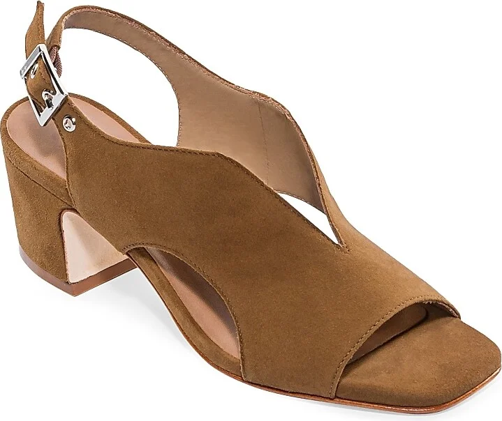 Women's Bedford Suede Mid Heel Sandals - Safari - Size 6 - Image 2