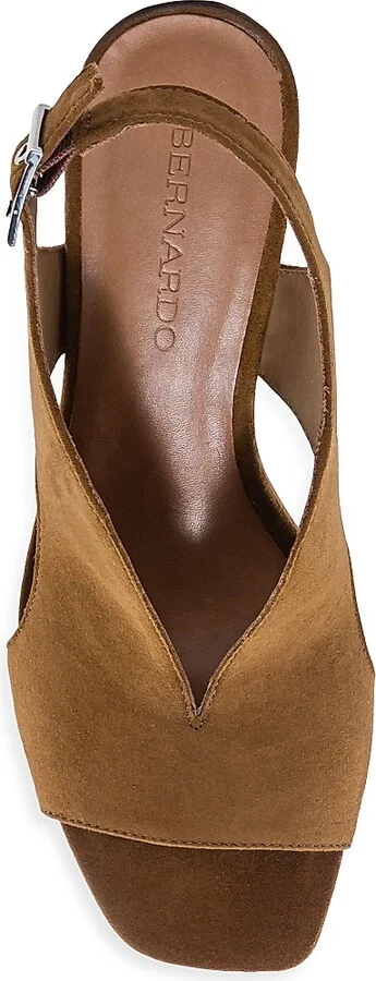 Women's Bedford Suede Mid Heel Sandals - Safari - Size 6 - Image 3