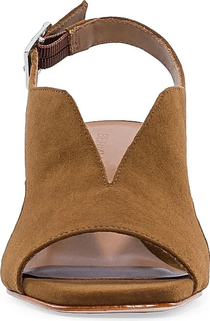 Women's Bedford Suede Mid Heel Sandals - Safari - Size 6 - Image 4
