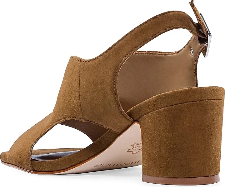 Women's Bedford Suede Mid Heel Sandals - Safari - Size 6 - Image 6