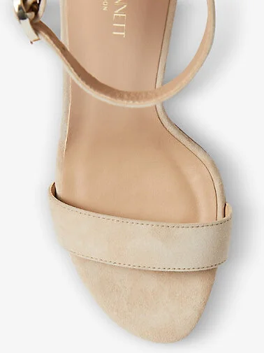 Womens Bei-Trench Ivy Open-Toe Suede Heeled Sandals Eur 38/5 Uk Women - Image 2