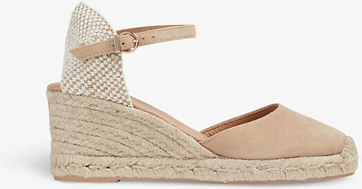 Womens Bei-Trench Marissa Wedge-Heel Suede Espadrilles Eur 39 / 6 Uk Women