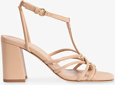 Womens Bei-Trench Noelle Leather Heeled Sandals Eur 35 / 2 Uk Women